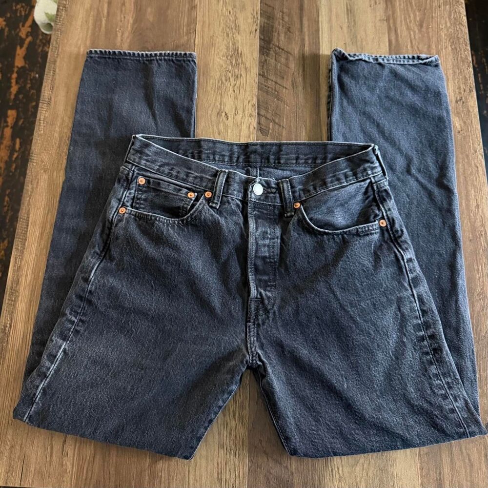 Levi's 501 black jeans